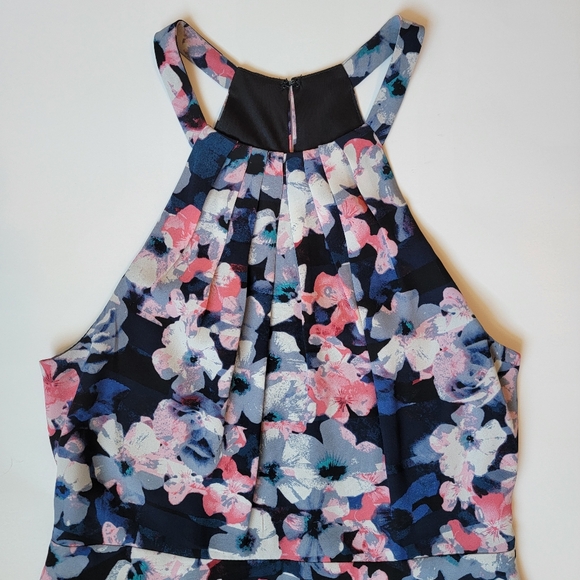 Express Halter Floral Summer Dress Size 4 - Picture 2 of 5